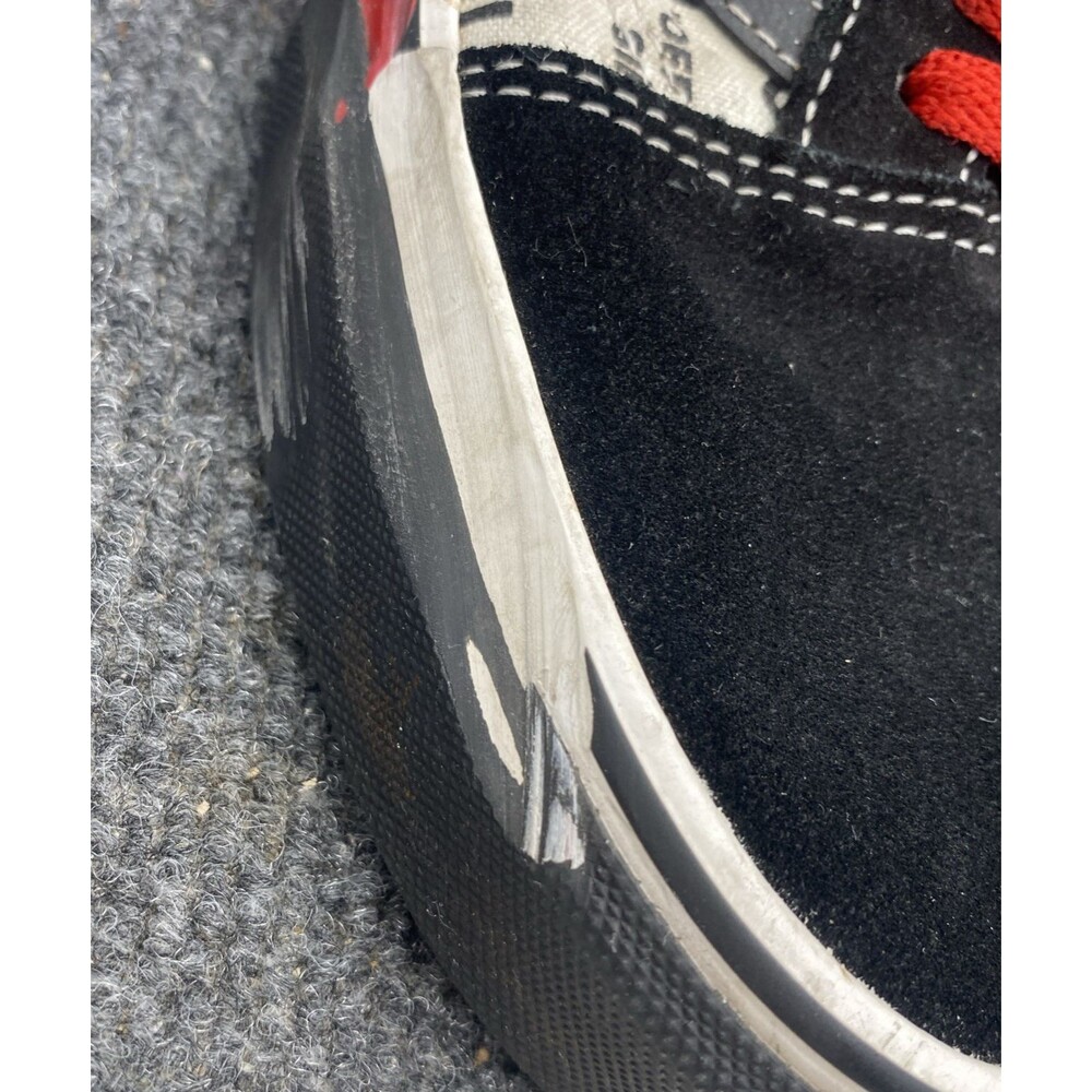 Vans Old Skool Off The Wall Flame Print Skate Shoes Black Men 9 / Women 10.5 - Picture 12 of 14